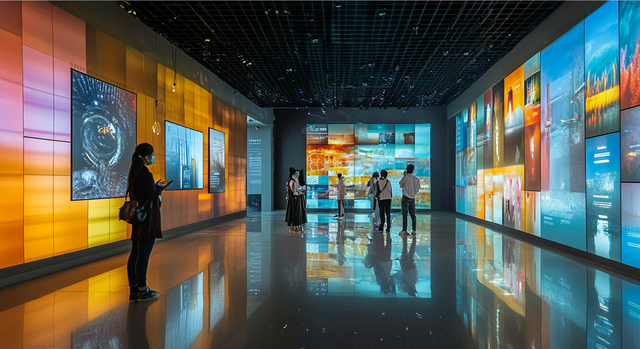 Système de protection intelligente de l'espace de bureau commercial